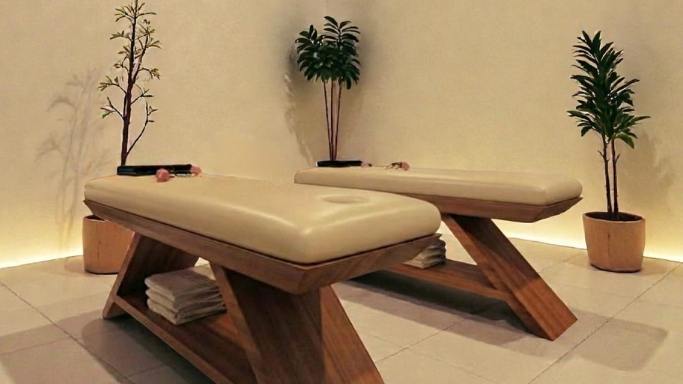 Ahşap Görünümlü Profesyonel Masaj Yatağı