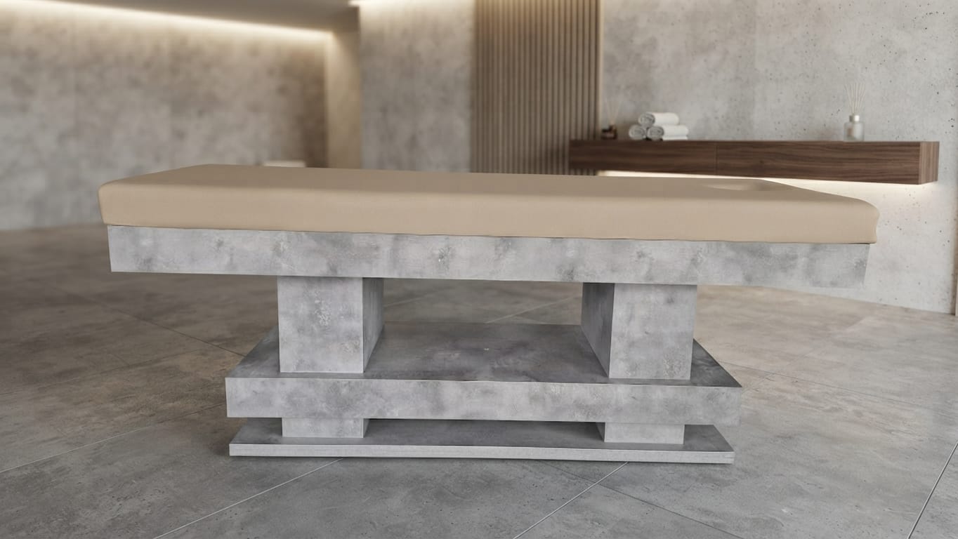 Endüstriyel Masaj Yatağı Katmanlı Tabanlı Spa Sedyesi