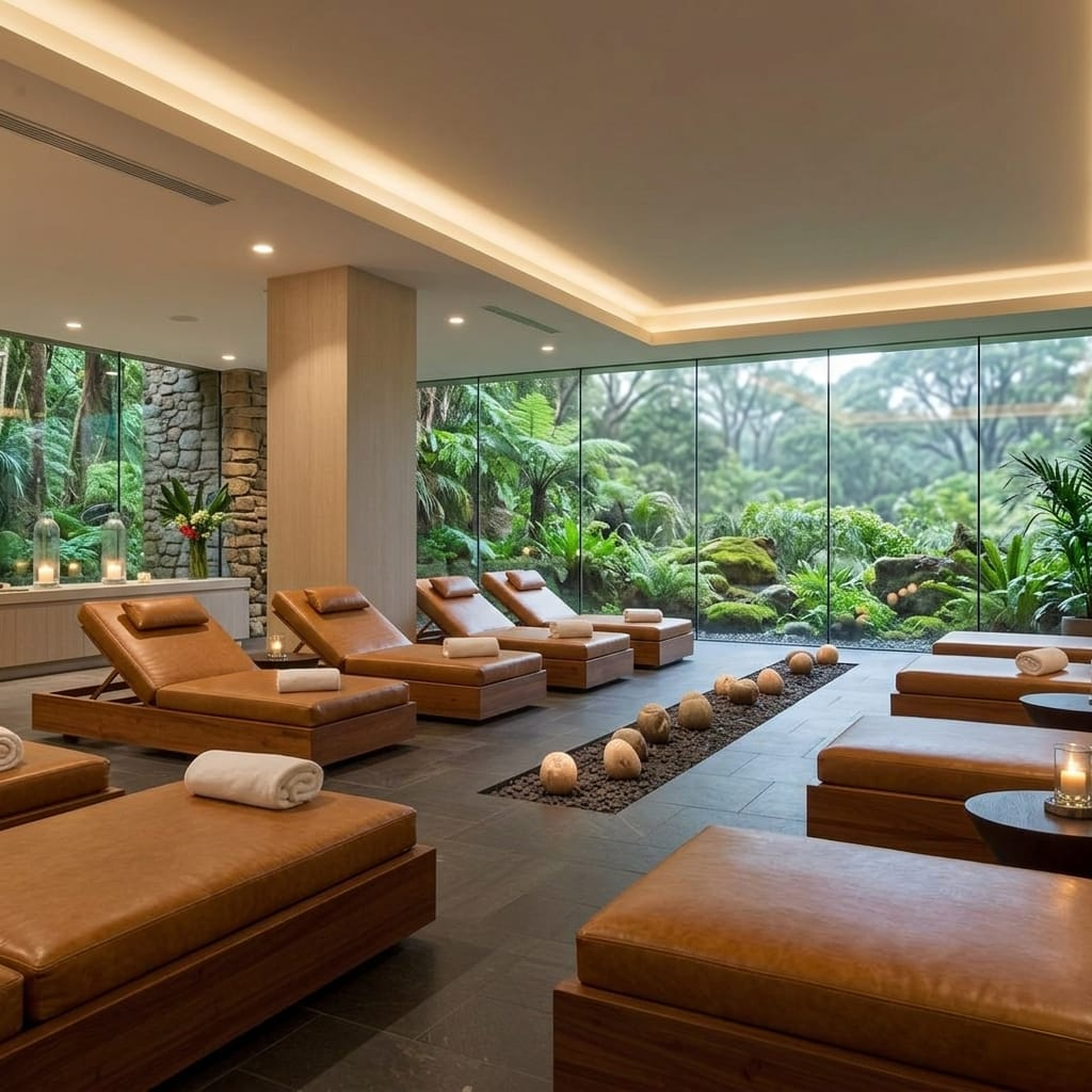 Profesyonel Spa Dinlenme Yatağı ve Wellness Şezlongu 