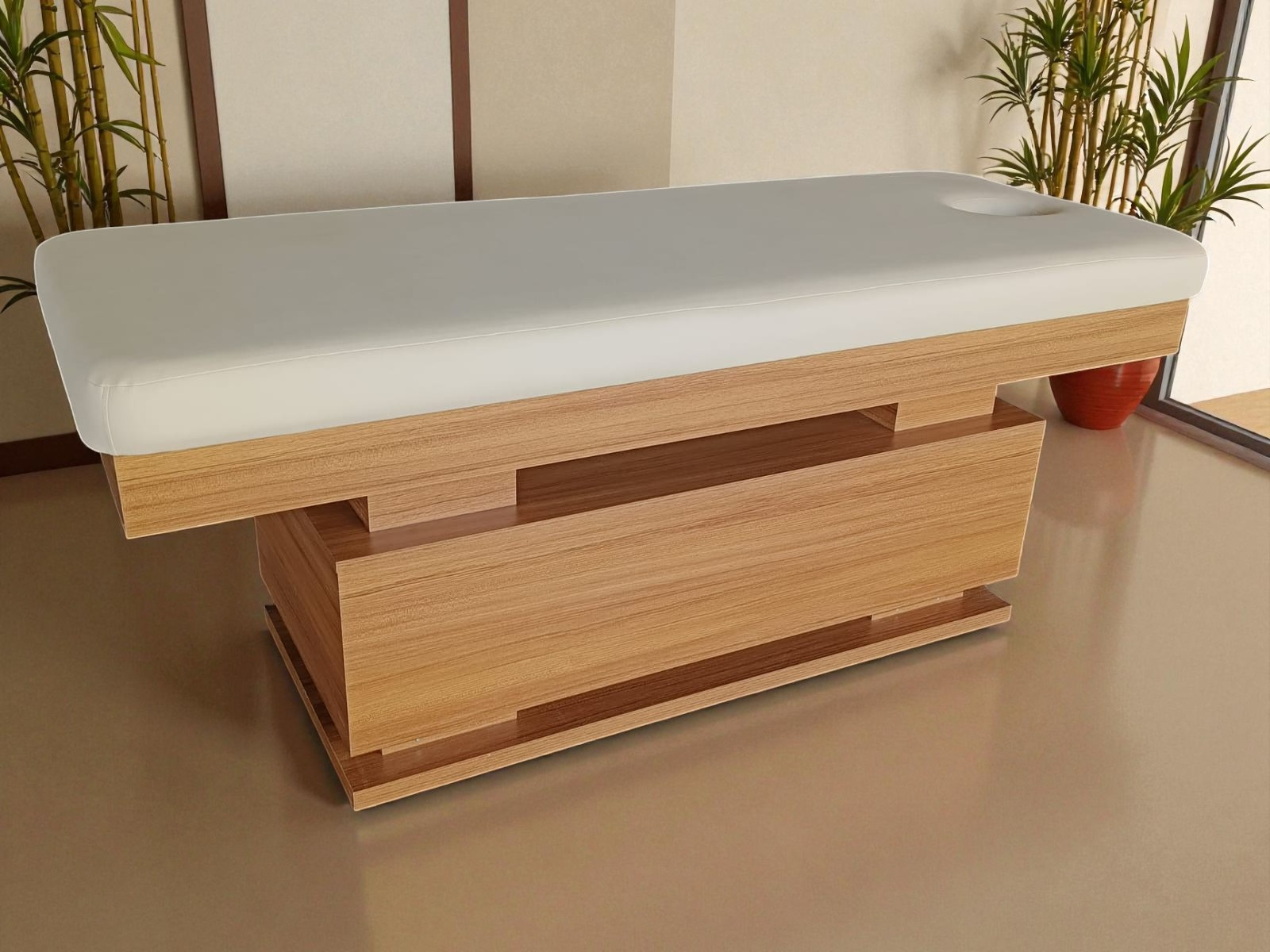 Katmanlı Tabanlı Profesyonel Masaj Yatağı  Spa Sedyesi